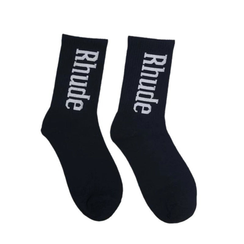 Men socks letter cotton socks